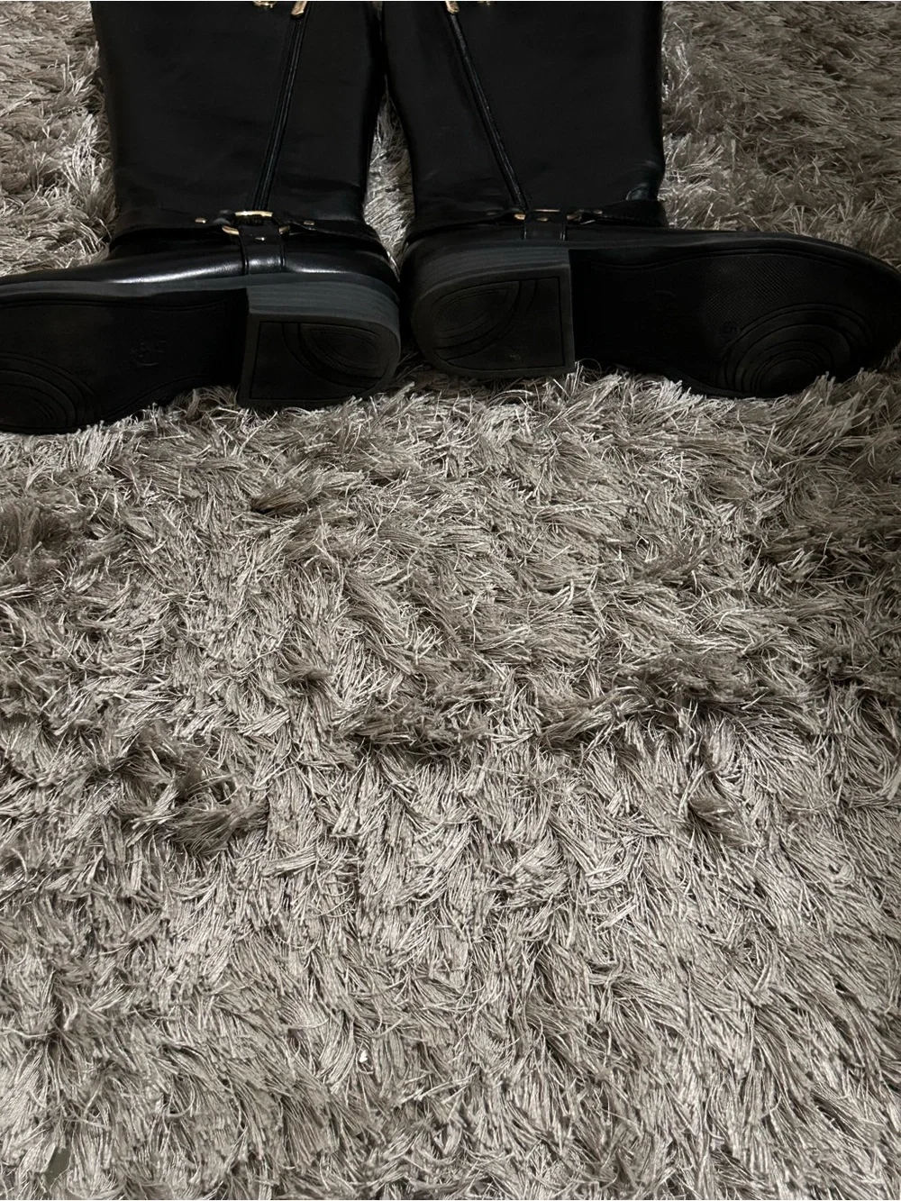 Sam & Libby Black Leather Boots